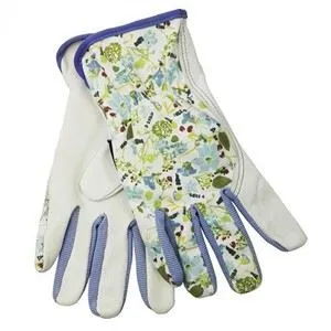 Woven's Garden Floral Gloves With Lamb Leather
