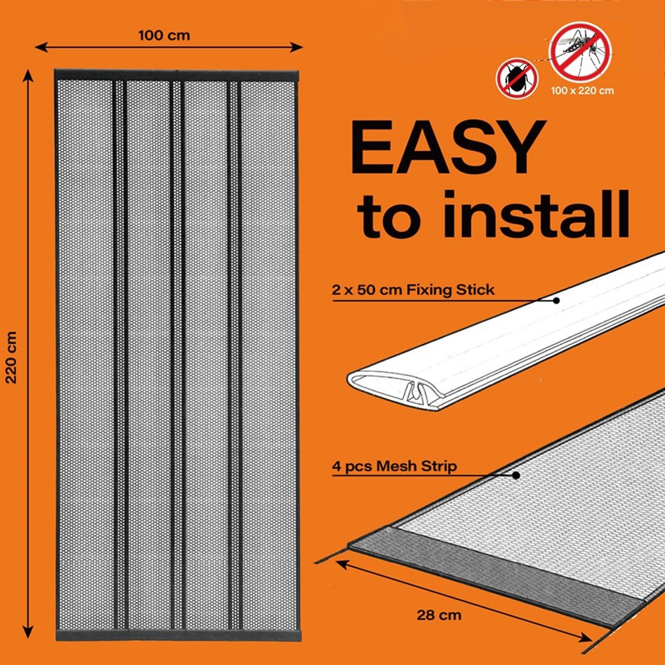 easy to install door mesh