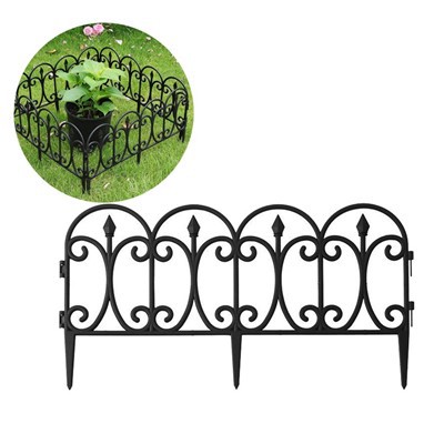 Plastic Flower Fence
