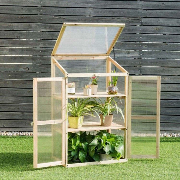 Wood Frame Green House